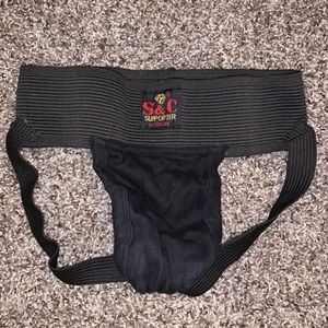 Soft Black Jock Strap